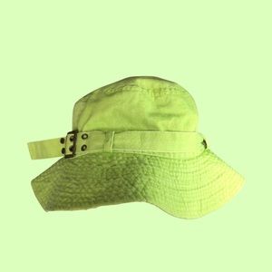 Vintage Green Bucket Hat